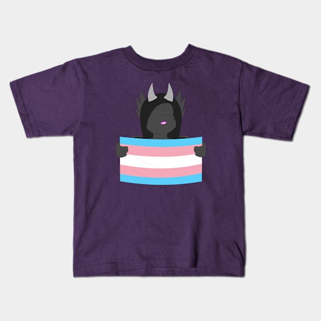 Trans Pride - Nightmare Lyra Kids T-Shirt by Negative Øhio Merch